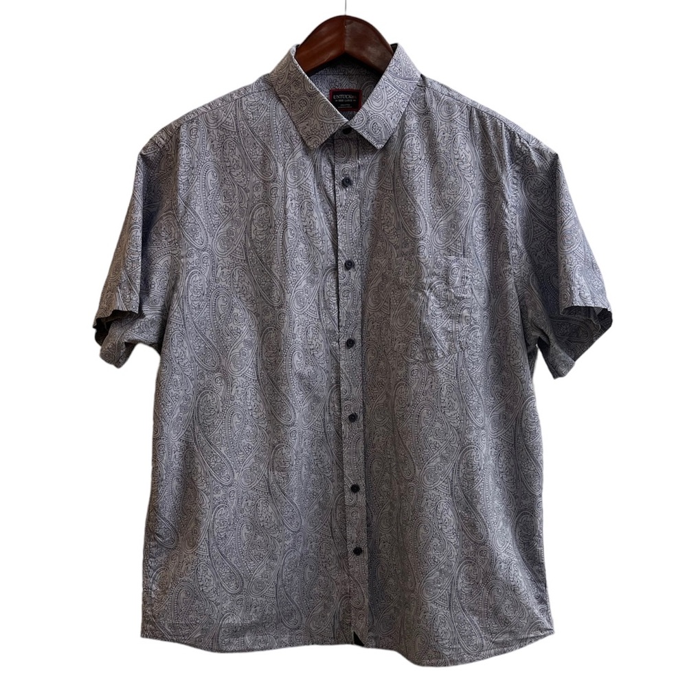 100% Cotton UNTUCKIT short sleeved button down shirt | XXXL